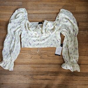 NWT Milk and Honey Milkmaid Top Size L